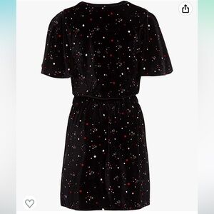 CALVIN KLEIN velvet look dress